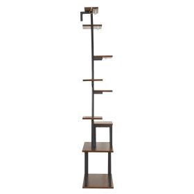 Plant Stand Indoor with Grow Lights, 63 in Tall 9-Tier Lighted Plant Shelf, Metal Corner Plants Holder, 3 Timer & 10 Brightness