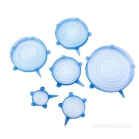 6-piece stretch siliconecover (Option: Blue-95mm)