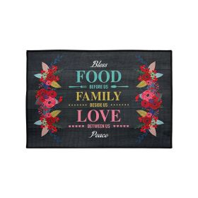 Printed Absorbent & Non-Slip Door Mat - Durable Polyester Carpet with "Kitchen" Design, Ideal for Bathrooms, Hallways, Living Rooms (Color: SJR-50-90-13, size: 19.7*35.4in/50*90cm)